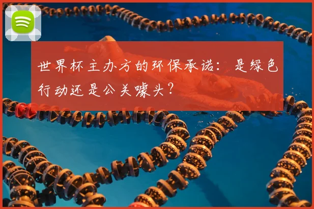 世界杯主办方的环保承诺:是绿色行动还是公关噱头?