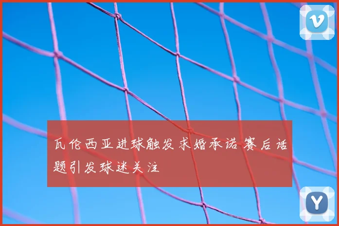 瓦伦西亚进球触发求婚承诺 赛后话题引发球迷关注